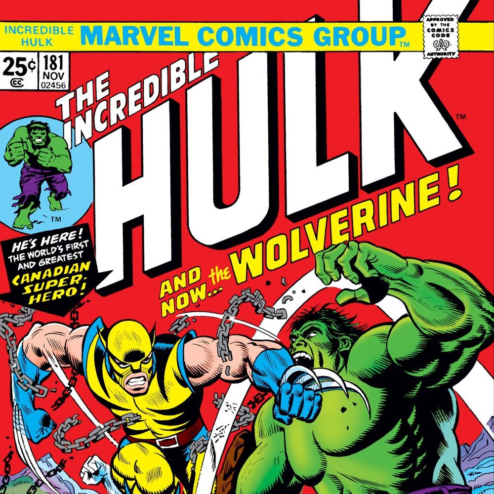 Incredible Hulk 181 Comic Cover silk canvas Fabric Poster (36" x 24")